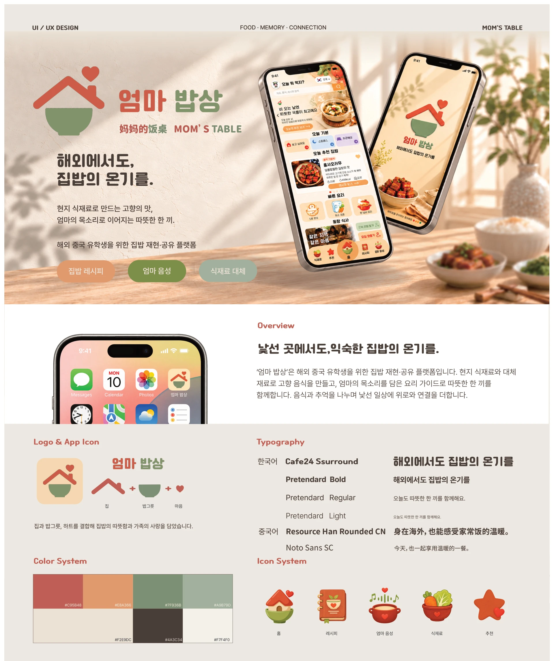 엄마 밥상 — 1